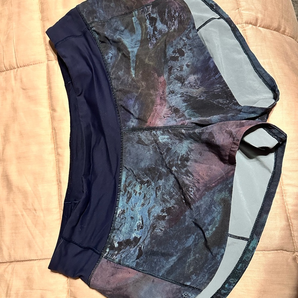 lululemon athletica Blue and Purple Athletic Shorts